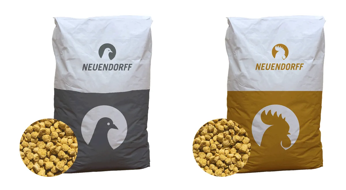 Neuendorff-Futtersäcke für Tauben- und Geflügelfutter