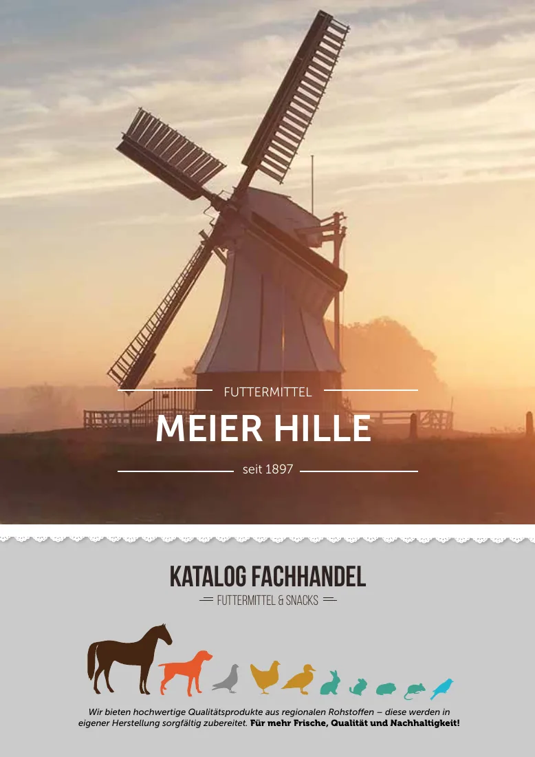 Titelseite des Meier-Hille-Fachhandelskatalogs 2018
